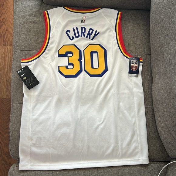 NWT & Rare!! HWC Stephen Curry #30 San Francisco NBA authentic swingman jersey - Picture 2 of 7